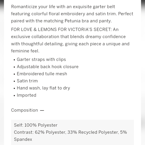 FL&L Petunia Embroidery Garter 🌷 - Picture 6 of 7